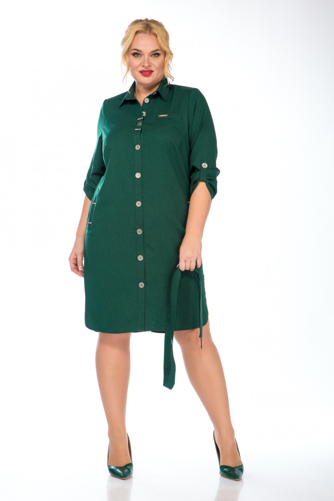 Платье SOVITA 857 зеленый